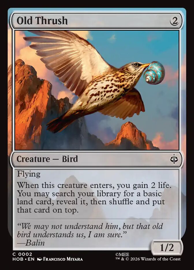 Old Thrush (HOB-2) – MTG