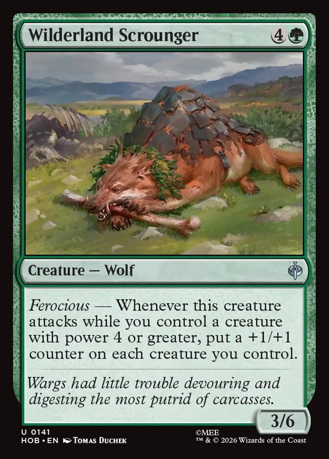 Wilderland Scrounger (HOB-141) – MTG