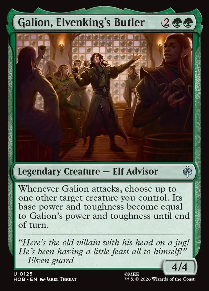 Galion, Elvenking's Butler (HOB-125) – MTG