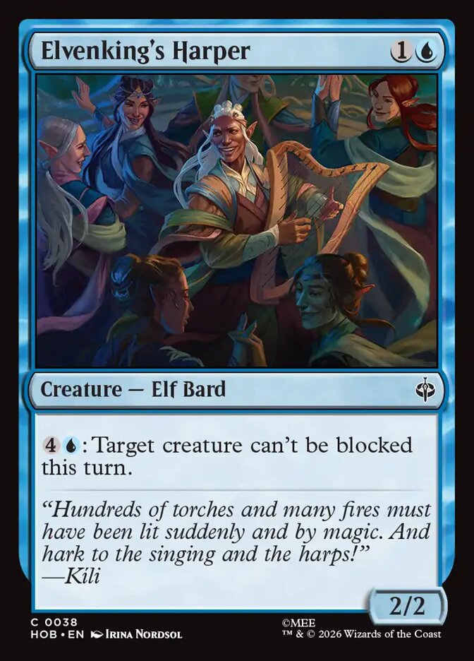 Elvenking's Harper (HOB-38) – MTG
