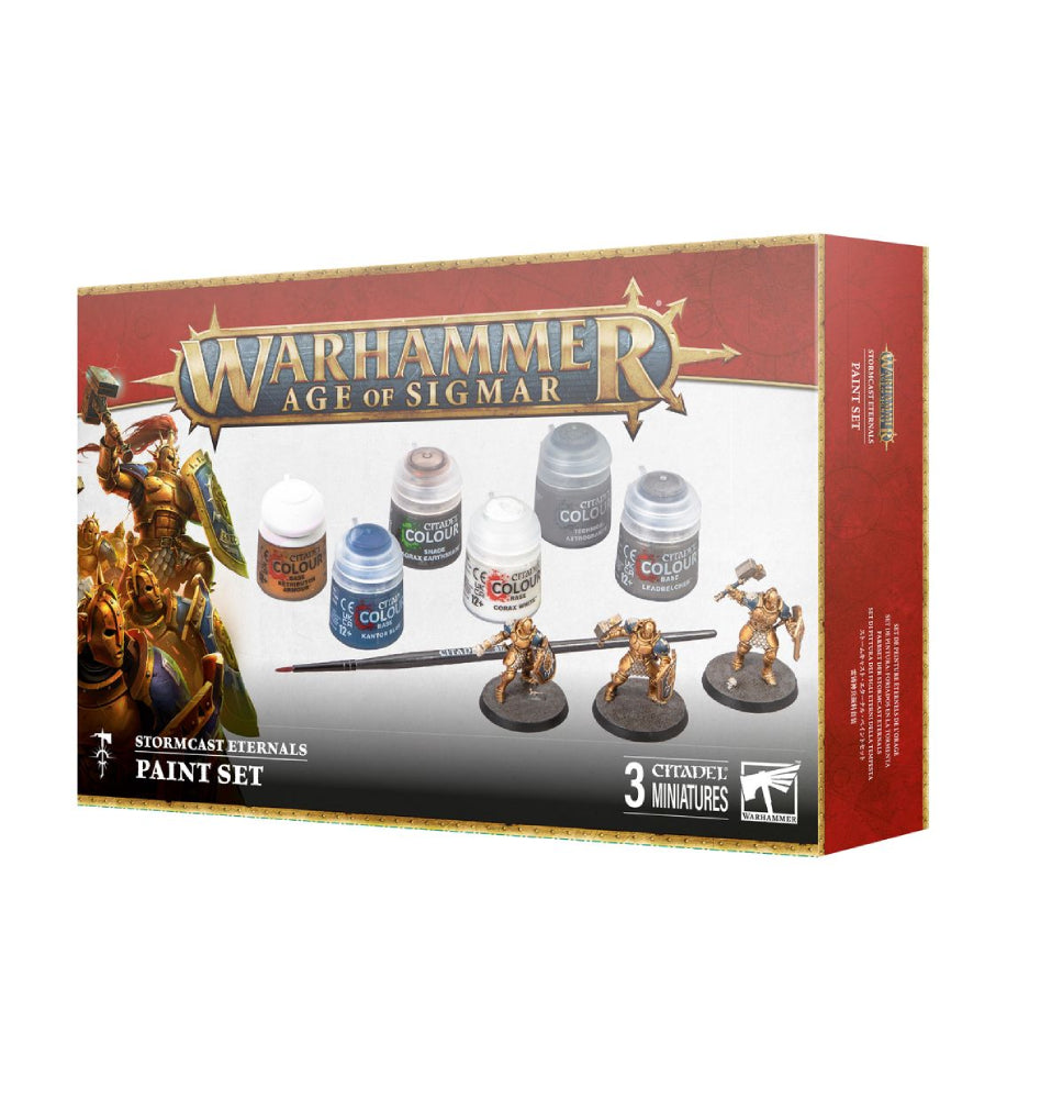 WARHAMMER : AGE OF SIGMAR - ENSEMBLE DE PEINTURES - STORMCAST ETERNALS