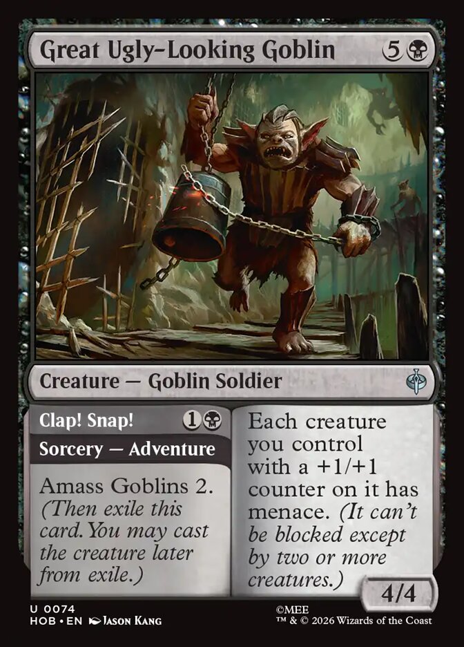 Great Ugly-Looking Goblin // Clap! Snap! (HOB-74) – MTG
