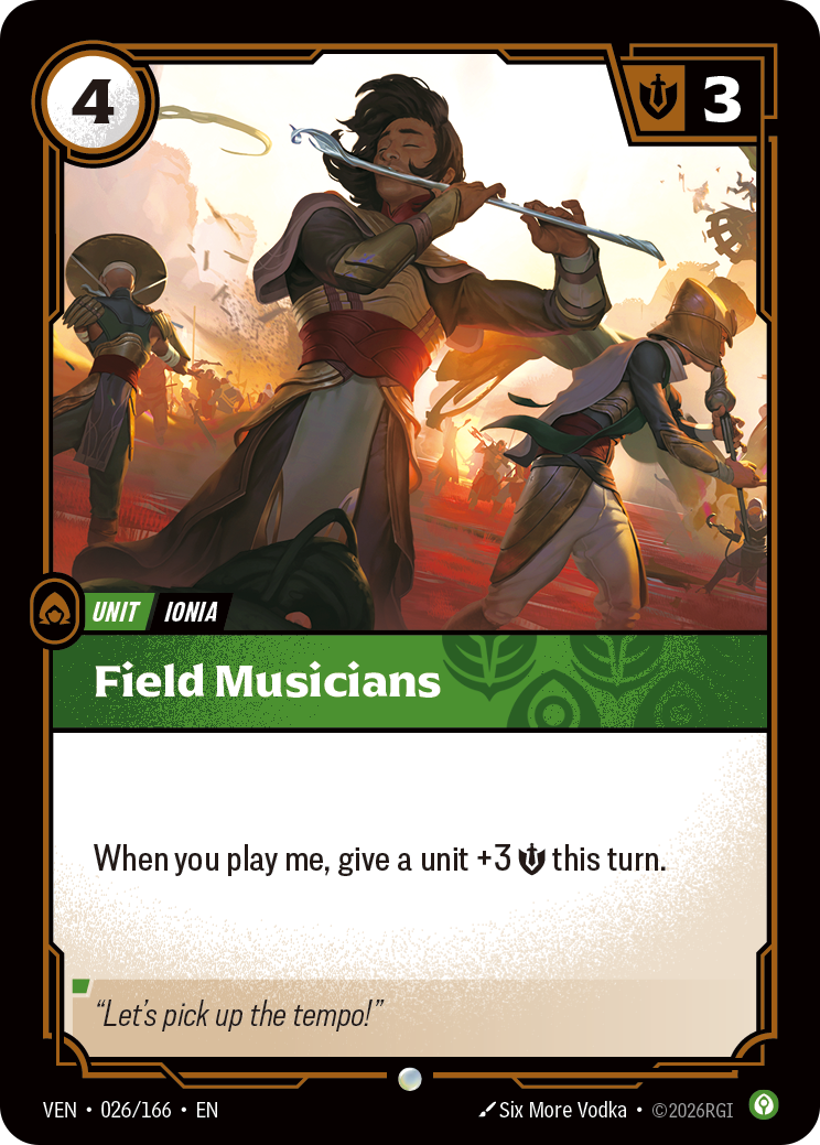 Field Musicians (VEN-26) – Riftbound