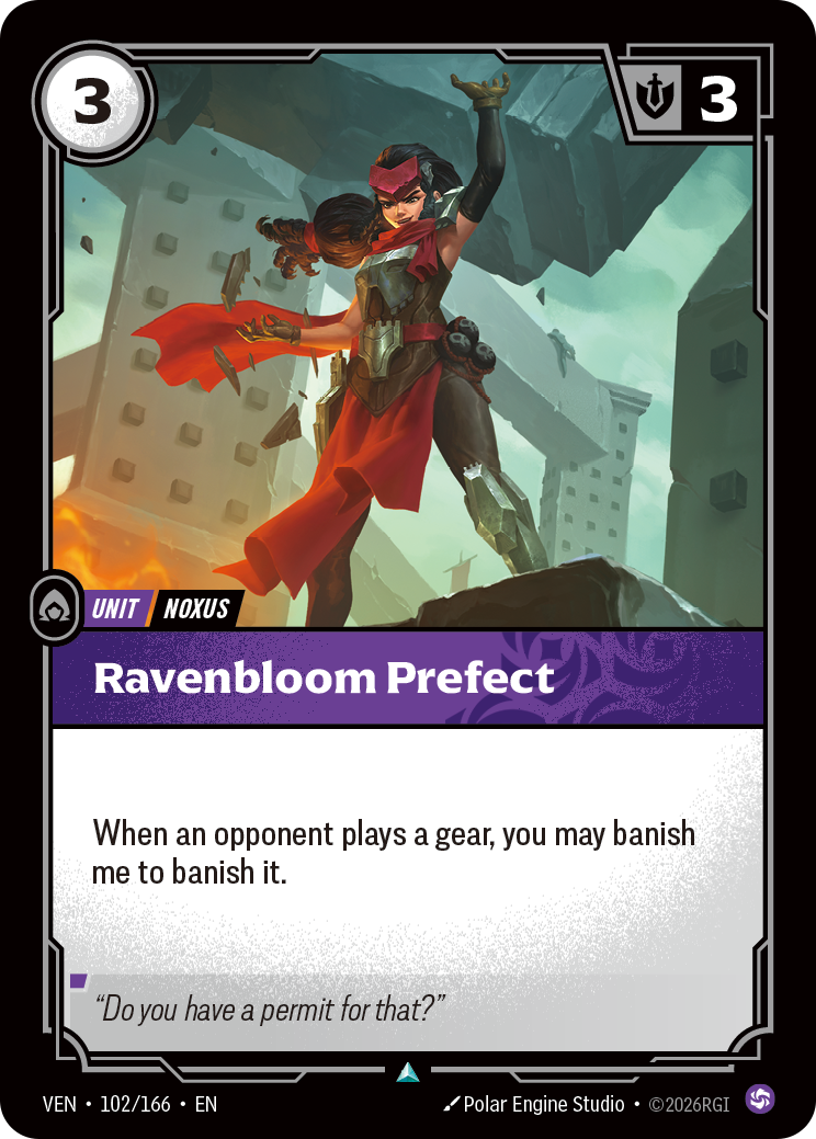 Ravenbloom Prefect (VEN-102) – Riftbound