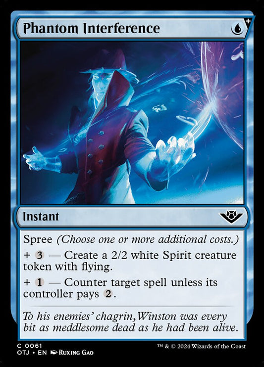 Phantom Interference (61) – Magic: The Gathering, Outlaws of Thunder Junction [Foil]