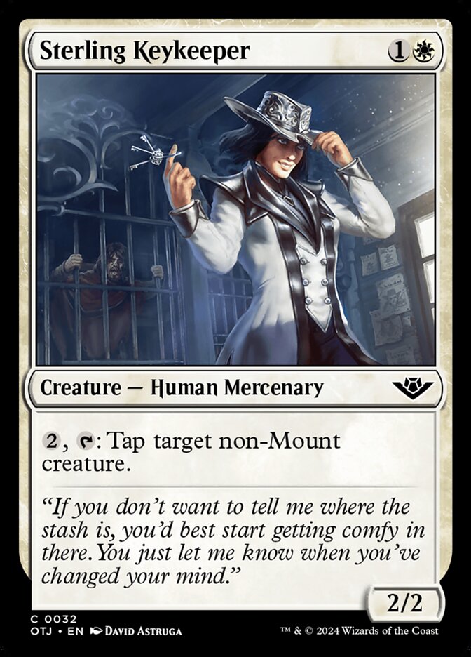Sterling Keykeeper (32) – Magic: The Gathering, Outlaws of Thunder Junction [Foil]