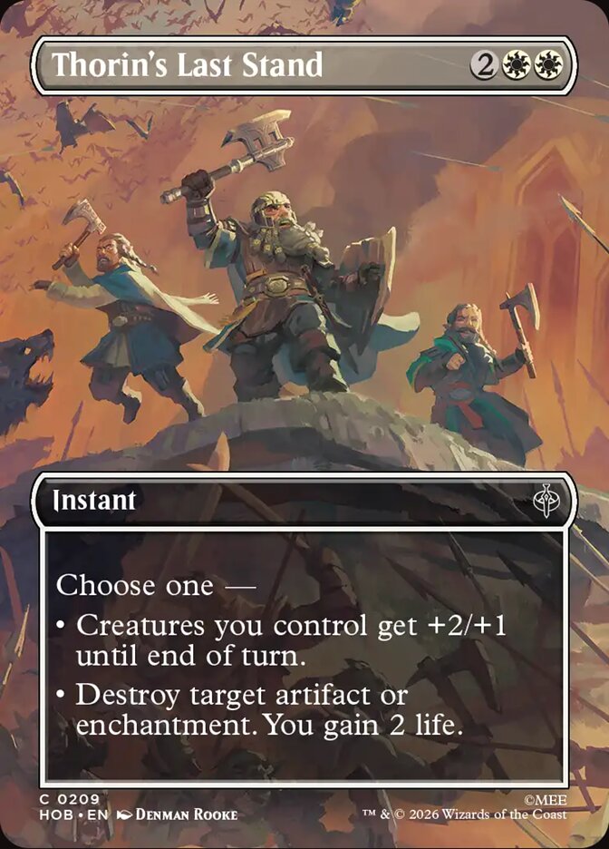 Thorin's Last Stand (HOB-209) – MTG