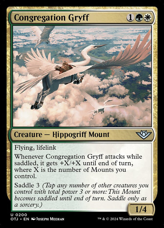 Congregation Gryff (200) – Magic: The Gathering, Outlaws of Thunder Junction