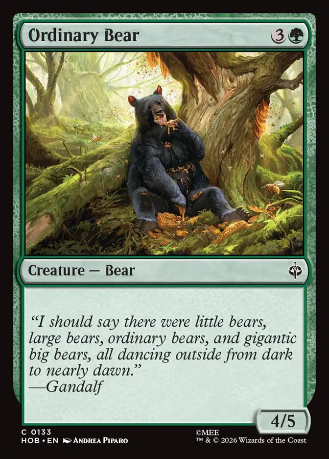 Ordinary Bear (HOB-133) – MTG
