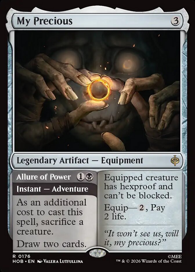 My Precious // Allure of Power (HOB-176) – MTG