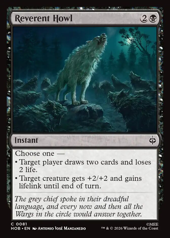 Reverent Howl (HOB-81) – MTG
