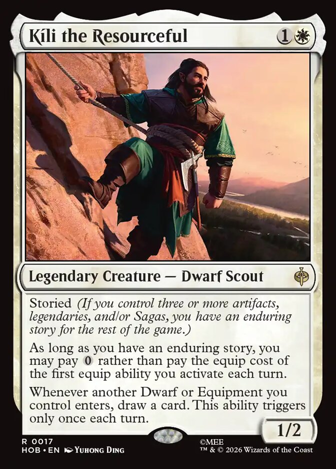 Kíli the Resourceful (HOB-17) – MTG