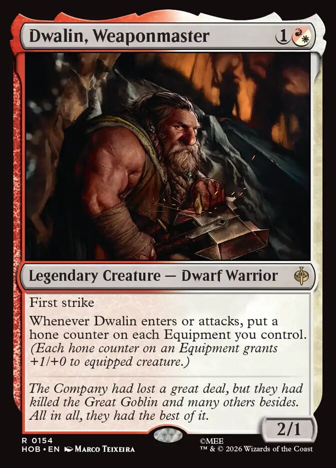 Dwalin, Weaponmaster (HOB-154) – MTG