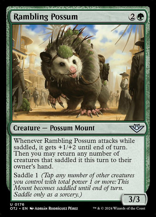 Rambling Possum (176) – Magic: The Gathering, Outlaws of Thunder Junction