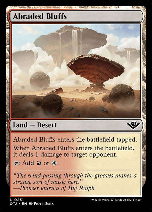 Abraded Bluffs (251) – Magic: The Gathering, Outlaws of Thunder Junction