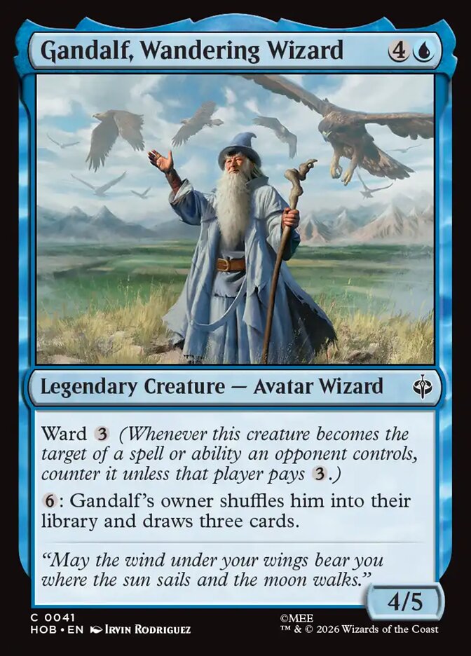 Gandalf, Wandering Wizard (HOB-41) – MTG