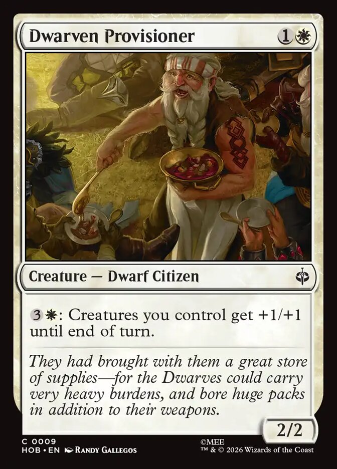 Dwarven Provisioner (HOB-9) – MTG