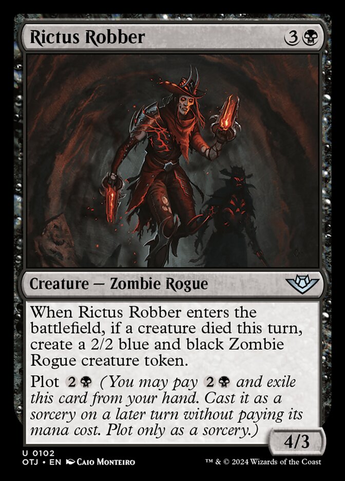 Rictus Robber (102) – Magic: The Gathering, Outlaws of Thunder Junction [Foil]