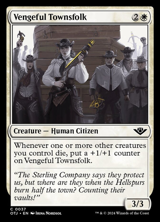Vengeful Townsfolk (37) – Magic: The Gathering, Outlaws of Thunder Junction