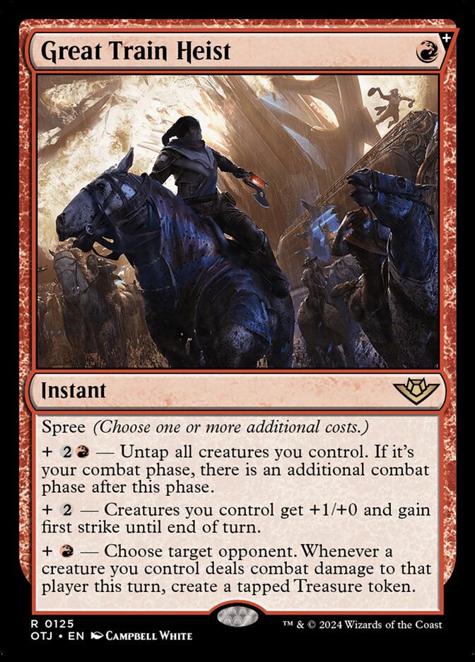 Great Train Heist (125) – Magic: The Gathering, Outlaws of Thunder Junction [Foil]