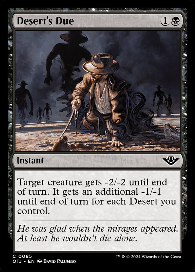 Desert's Due (85) – Magic: The Gathering, Outlaws of Thunder Junction