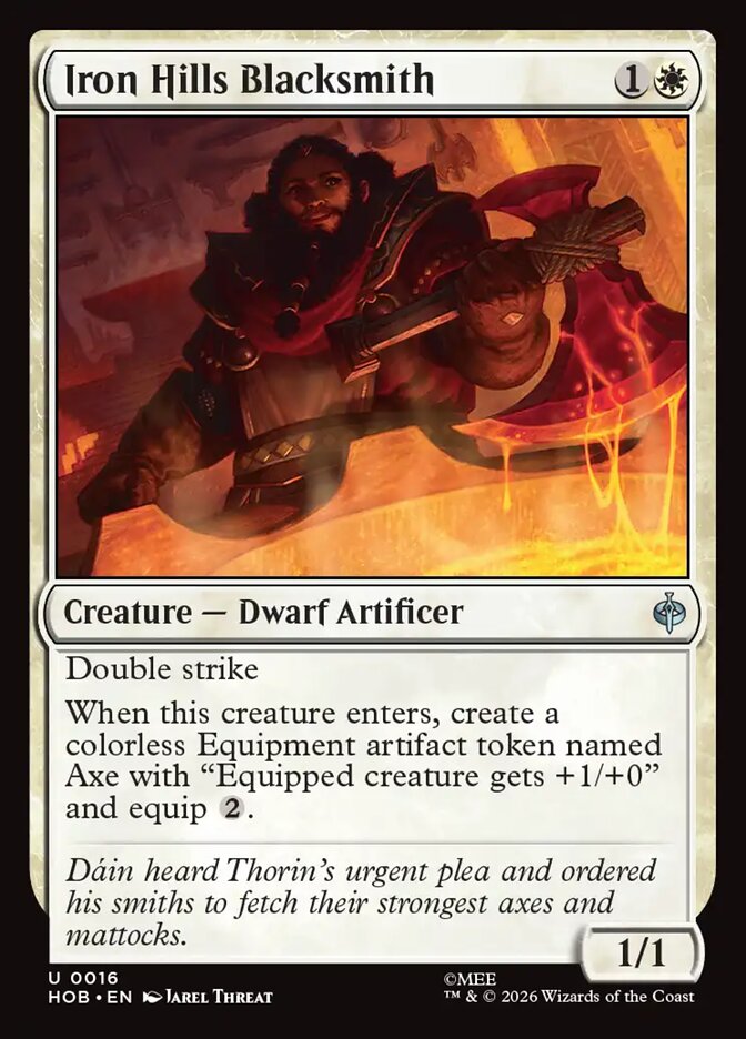 Iron Hills Blacksmith (HOB-16) – MTG