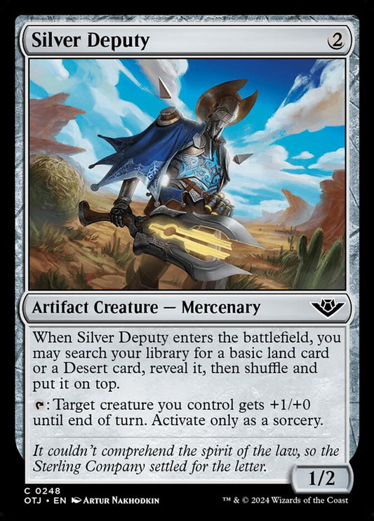 Silver Deputy (248) – Magic: The Gathering, Outlaws of Thunder Junction