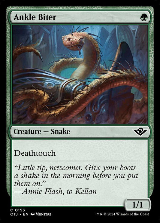 Ankle Biter (153) – Magic: The Gathering, Outlaws of Thunder Junction [Foil]