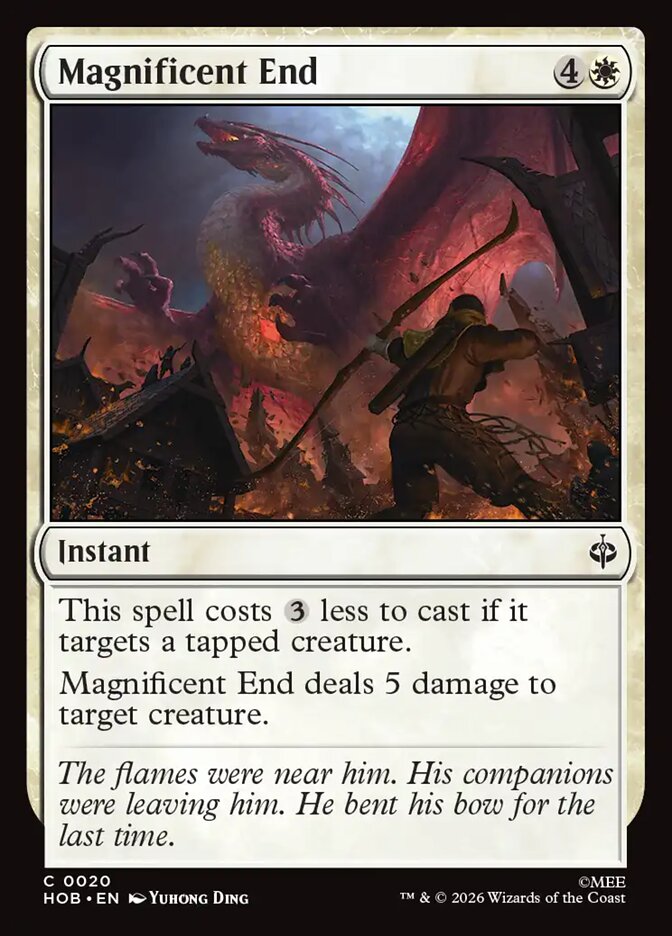 Magnificent End (HOB-20) – MTG