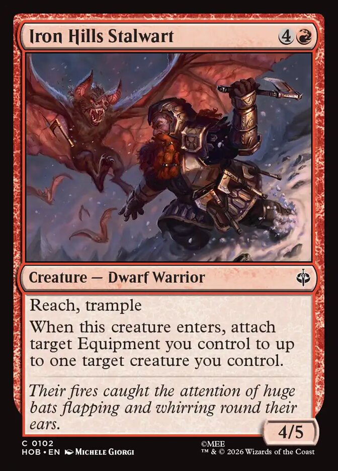 Iron Hills Stalwart (HOB-102) – MTG