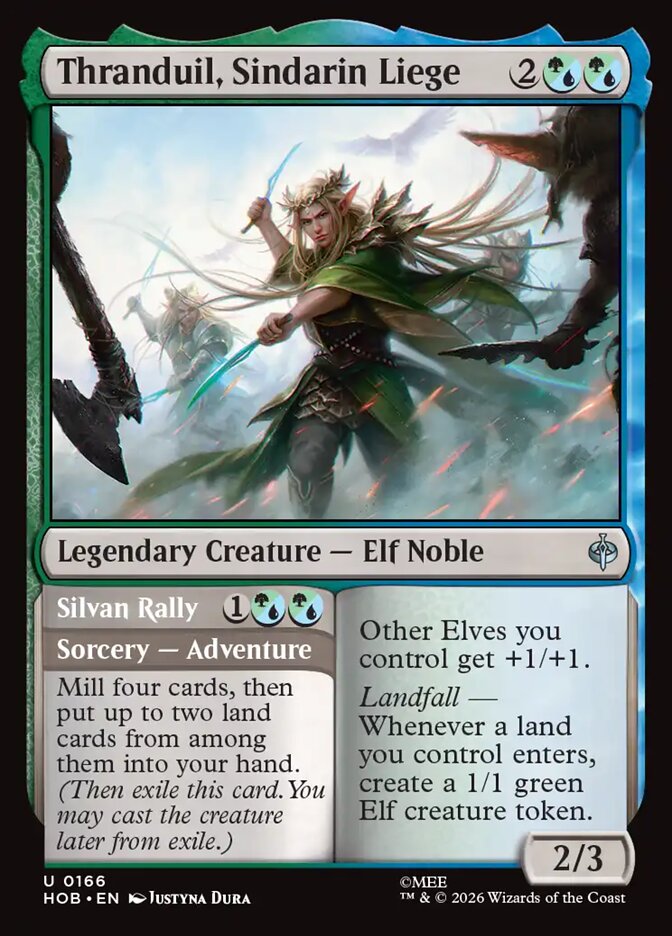 Thranduil, Sindarin Liege // Silvan Rally (HOB-166) – MTG