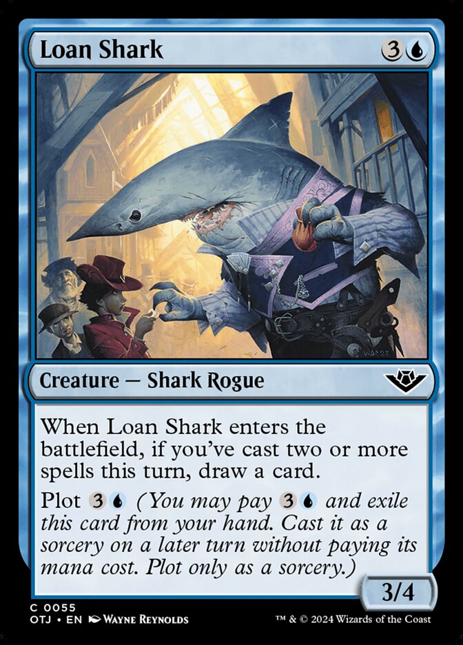 Loan Shark (55) – Magic: The Gathering, Outlaws of Thunder Junction [Foil]