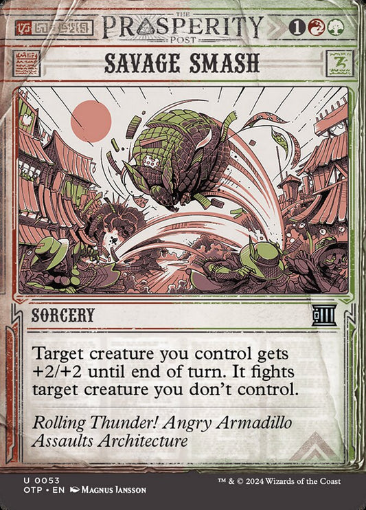 Savage Smash (53) – Magic: The Gathering, Breaking News [Foil]
