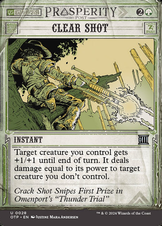Clear Shot (28) – Magic: The Gathering, Breaking News