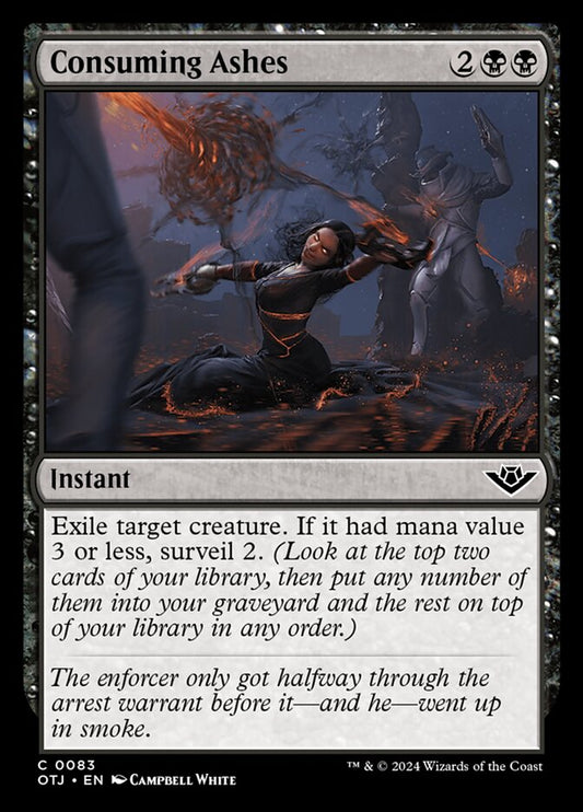 Consuming Ashes (83) – Magic: The Gathering, Outlaws of Thunder Junction [Foil]