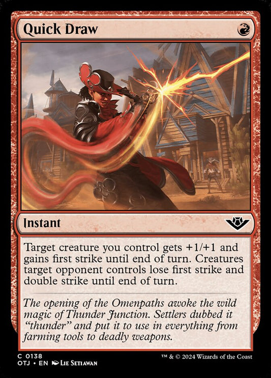 Quick Draw (138) – Magic: The Gathering, Outlaws of Thunder Junction [Foil]