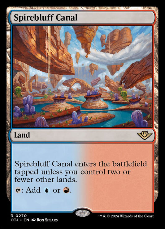 Spirebluff Canal (270) – Magic: The Gathering, Outlaws of Thunder Junction