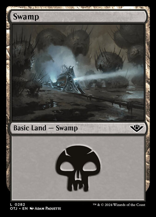 Swamp (282) – Magic: The Gathering, Outlaws of Thunder Junction