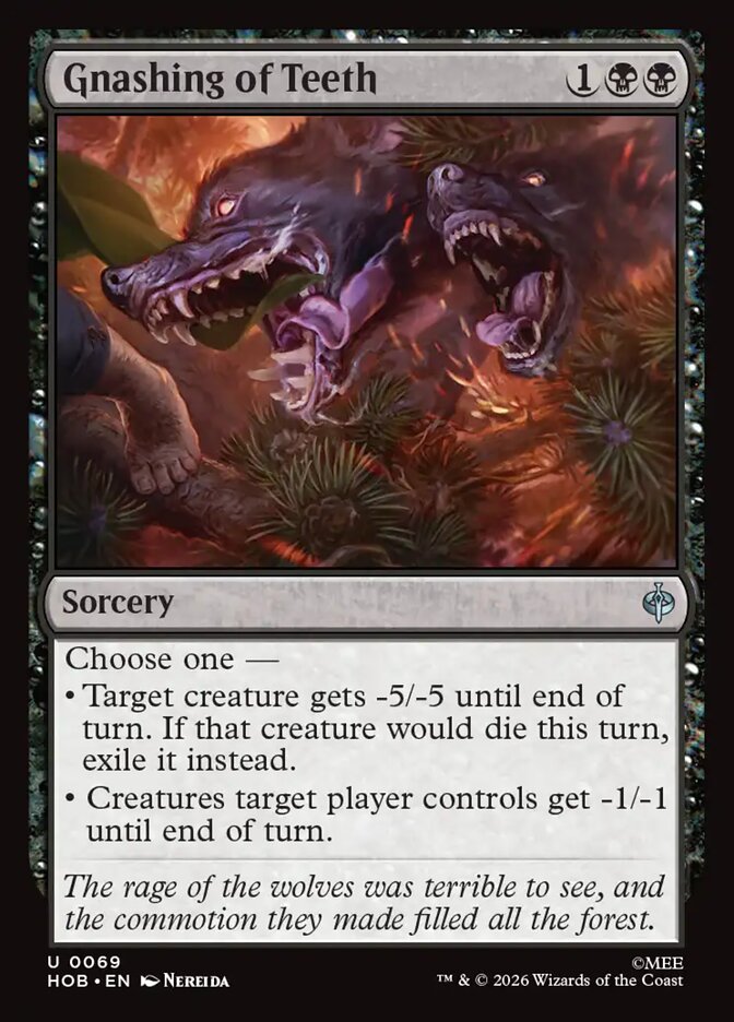 Gnashing of Teeth (HOB-69) – MTG