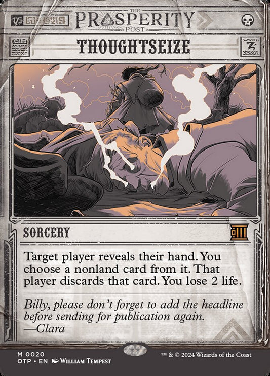 Thoughtseize (20) – Magic: The Gathering, Breaking News