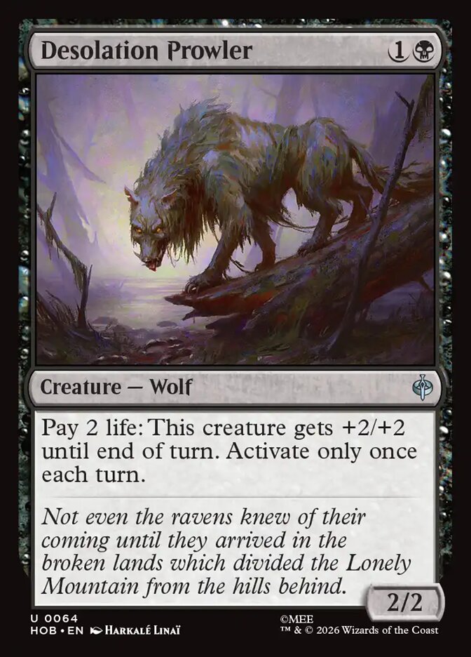 Desolation Prowler (HOB-64) – MTG
