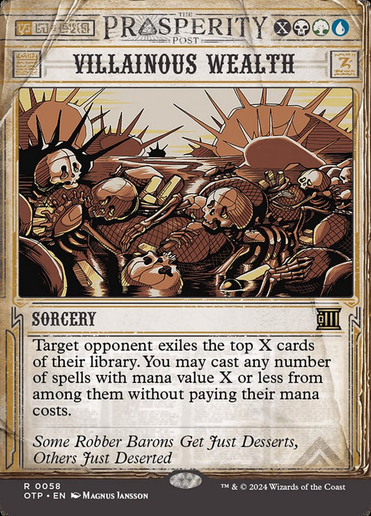 Villainous Wealth (58) – Magic: The Gathering, Breaking News