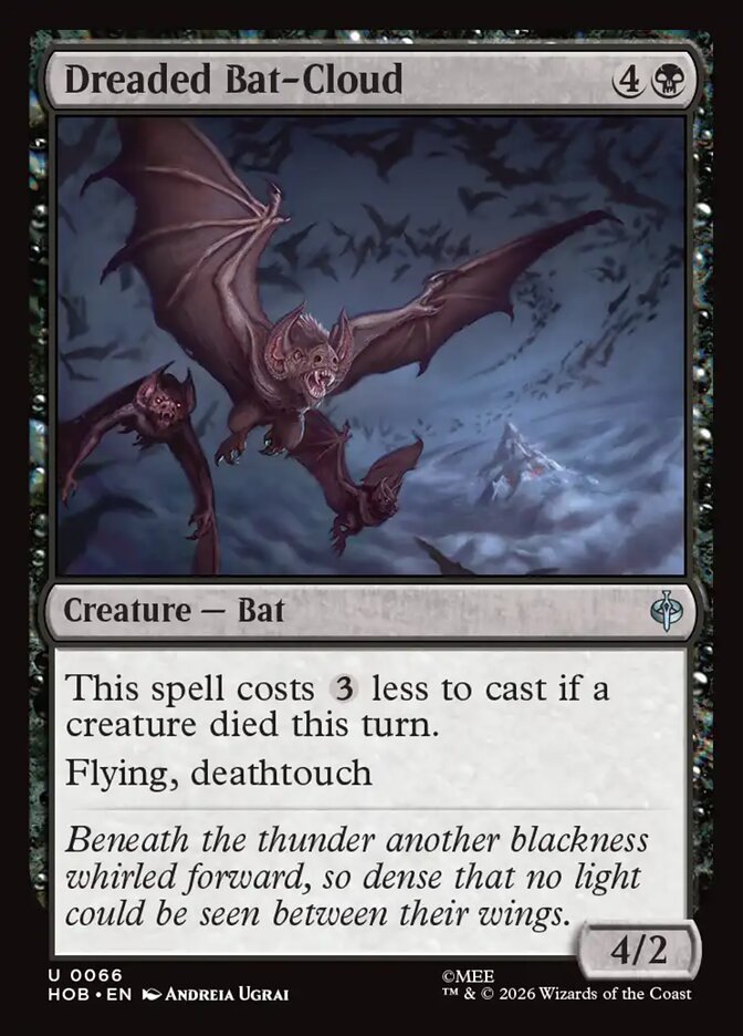 Dreaded Bat-Cloud (HOB-66) – MTG