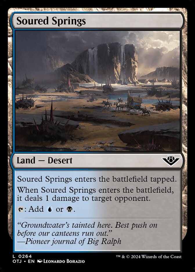 Soured Springs (264) – Magic: The Gathering, Outlaws of Thunder Junction