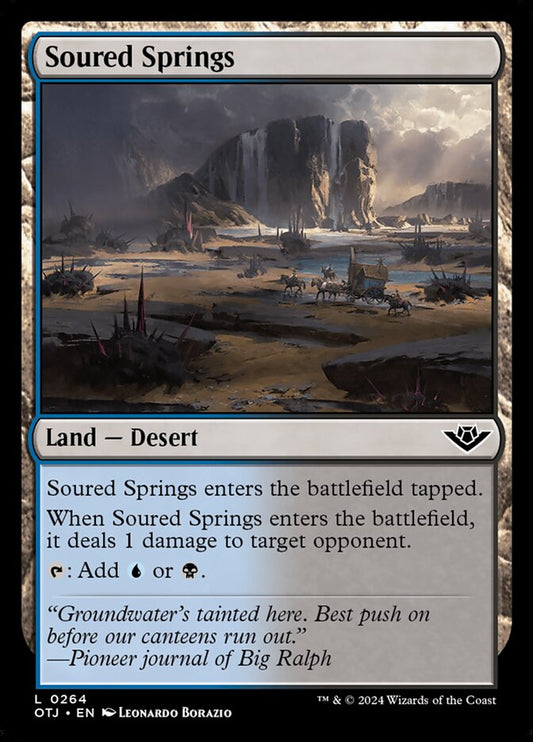 Soured Springs (264) – Magic: The Gathering, Outlaws of Thunder Junction