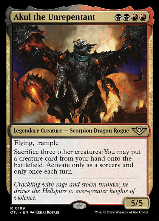 Akul the Unrepentant (189) – Magic: The Gathering, Outlaws of Thunder Junction