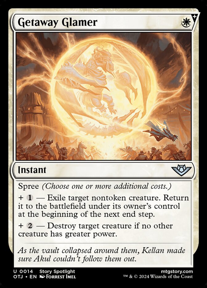 Getaway Glamer (14) – Magic: The Gathering, Outlaws of Thunder Junction [Foil]