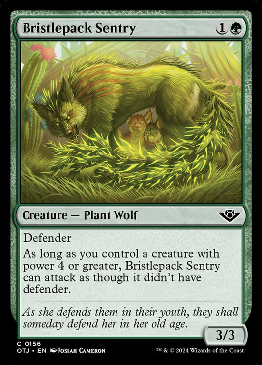 Bristlepack Sentry (156) – Magic: The Gathering, Outlaws of Thunder Junction