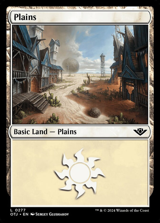 Plains (277) – Magic: The Gathering, Outlaws of Thunder Junction