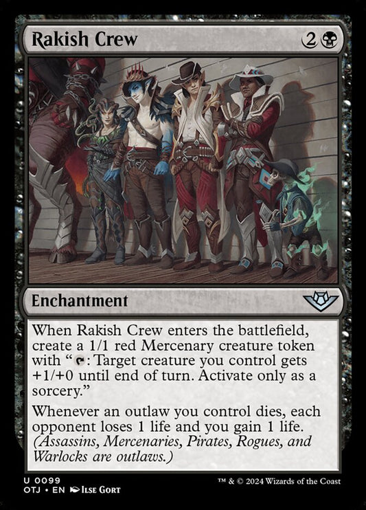 Rakish Crew (99) – Magic: The Gathering, Outlaws of Thunder Junction